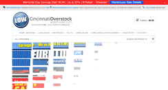 Desktop Screenshot of cincinnatioverstockwarehouse.com
